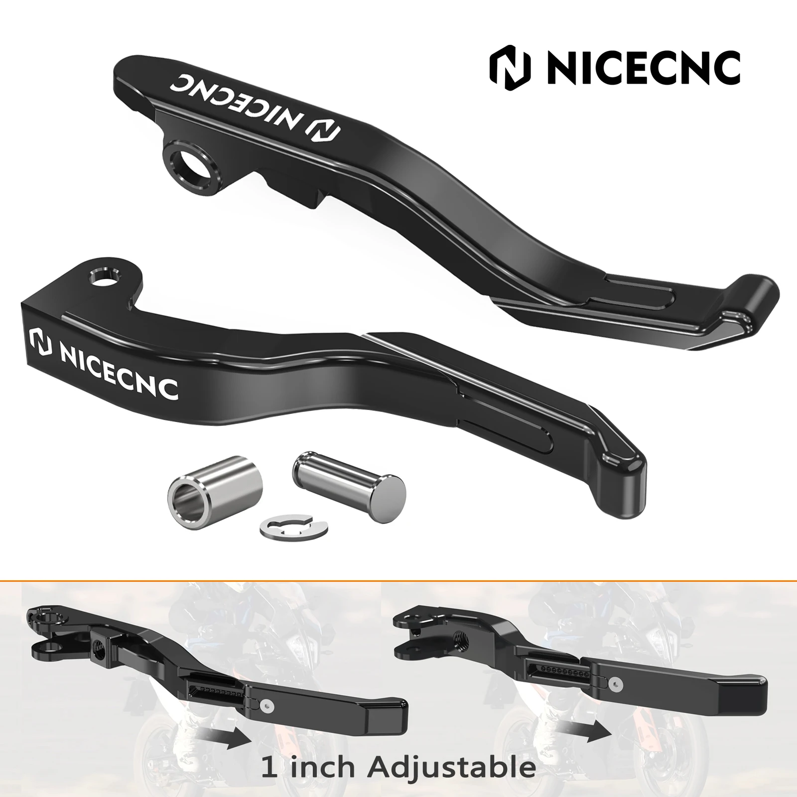 رافعة قابض فرامل قصيرة لـ KTM 890 Adventure/R 2021-2024 790 Adventure 19-24 790 Adventure R 19-20 Husqvarna Norden 901 22-24
