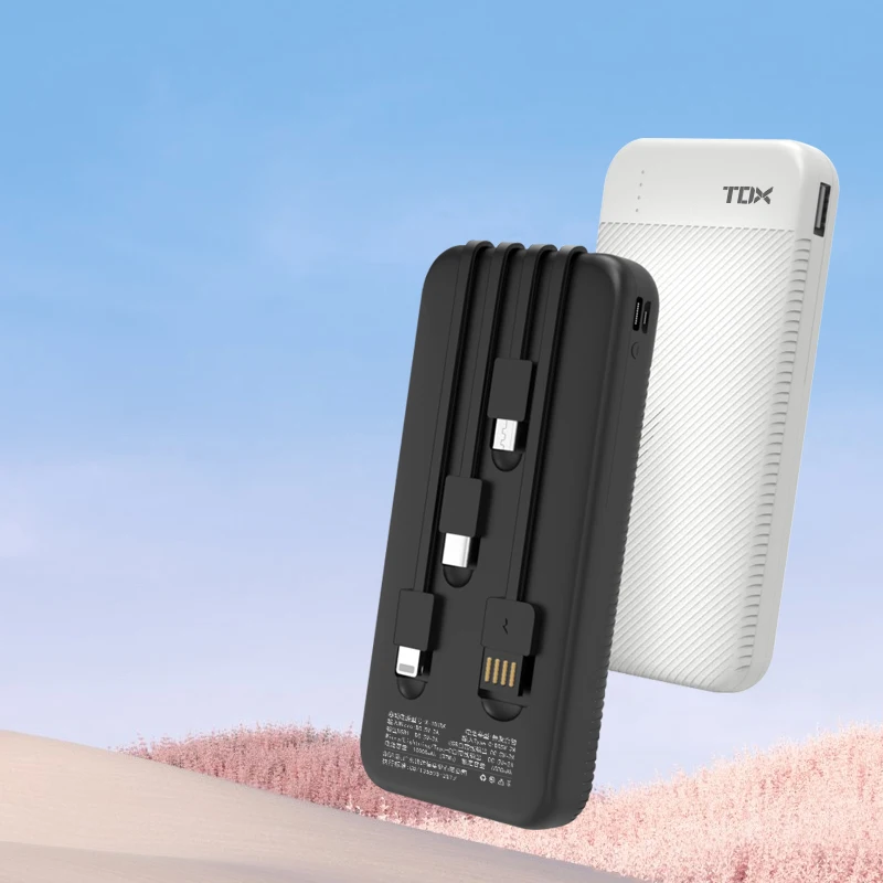 

Portable Large Capacity 10000mAh Power Bank Lightweight Fast Charging For Xiaomi Samsung Huawei IPhone