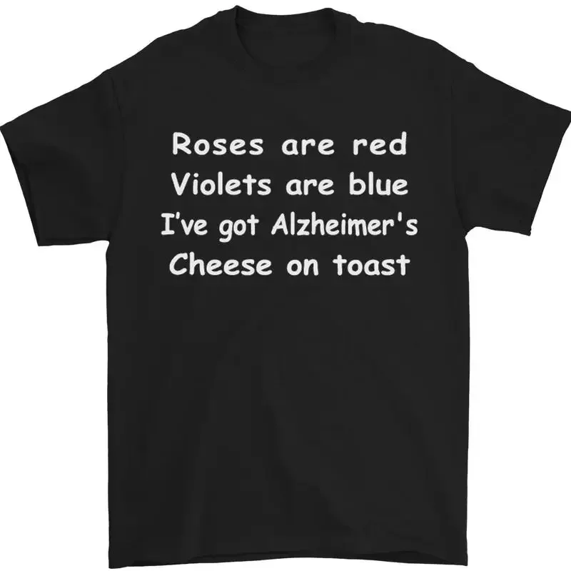 Alzheimers Käse Auf Toast Lustiger Spruch Herren 100% Baumwoll T shirt