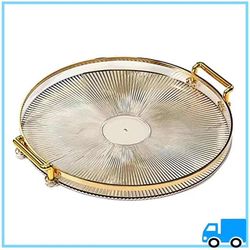 

Latest Luxury Serving Tray,With Handles Cosmetic Perfume Makeup Display Multifunction Decorative Decorative Tray,Jewelry Tray B