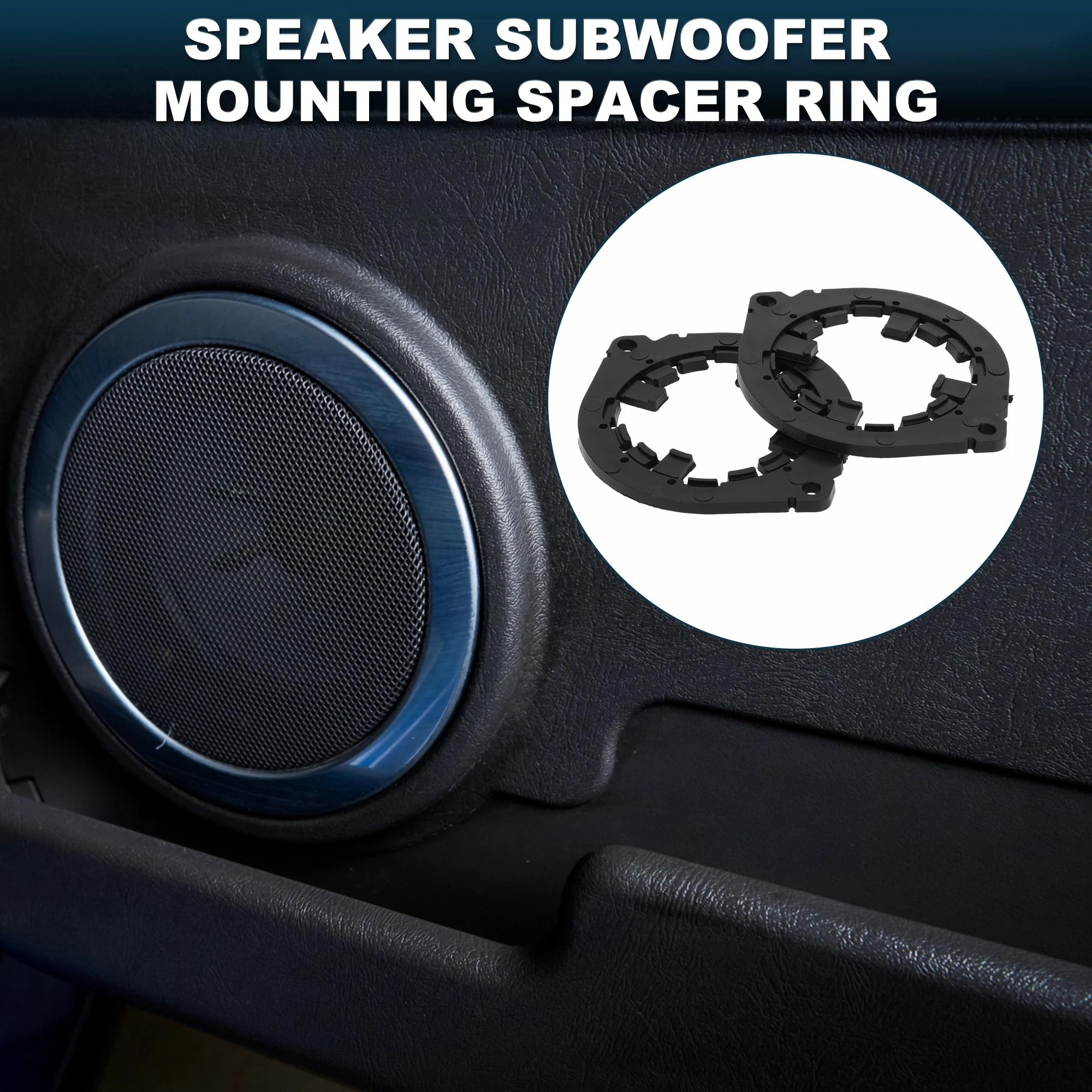 UXCELL Speaker Spacer Ring Midrange Speaker Spacer Adapter for Honda ABS 2 Pcs