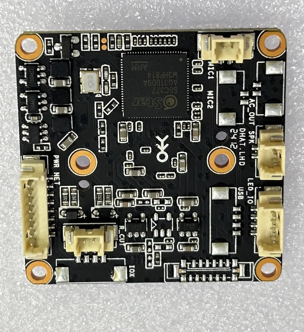 Módulo A52 Proteção de Segurança da Câmera IP, Detecção Humanoide, Infravermelho, Luz Dupla, Placa HD, Vigilância, IPC, H.265, 5MP