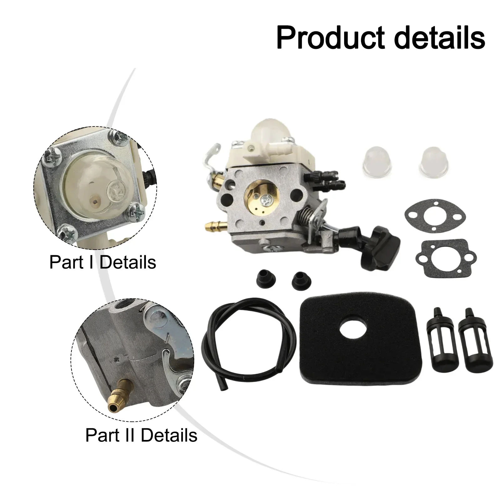 

Эффективно заменяет свой старый карбюратор с помощью этого комплекта, предназначенного для выбора моделей воздуходувок для листьев.