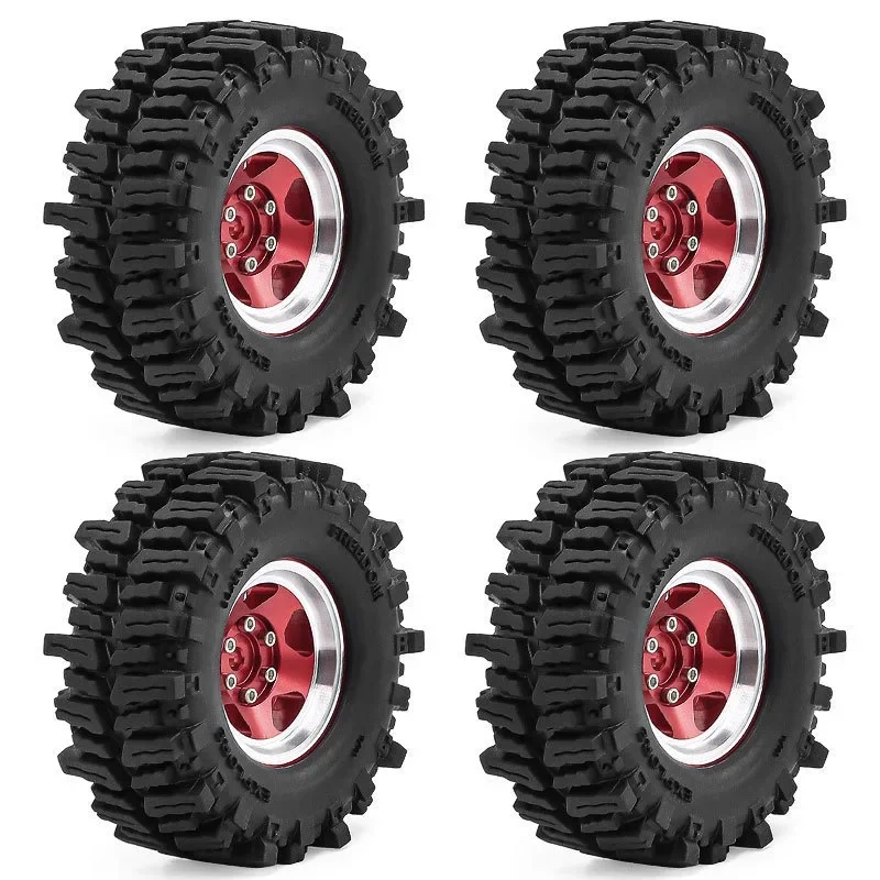 

Колеса и шины с бедлоком 1.3 для радиоуправляемых краулеров 1/18 TRX4M FCX18, 1/24 SCX24 FCX24, колеса и шины для радиоуправляемых грузовиков
