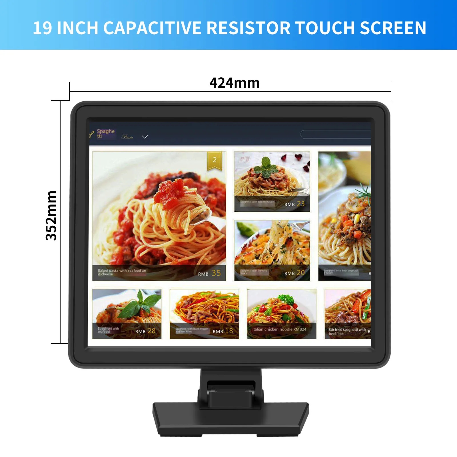 15 19.5 Inch Pos Touch Screen  Electronic Cash Register Suitable for Supermarket, Mall, Retail Store