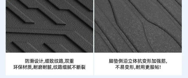 Car TPE Foot Pad Double-layer Fully Enclosed Foot Carpets Protective Pad Floor Mats Accessories for Changan Deepal S05 2024-2026 detail image 7