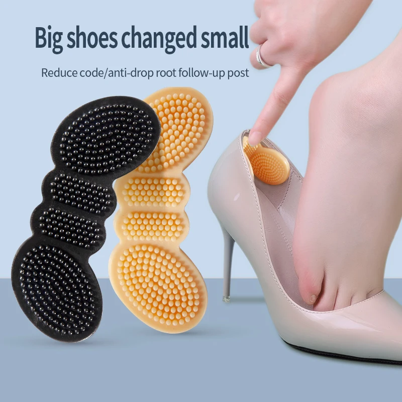 1 paar Vorfuß Einfügen Pad Für Frauen High Heels Kappe Stecker Halb Schwamm Schuhe Kissen Füße Füllstoff Einlegesohlen
