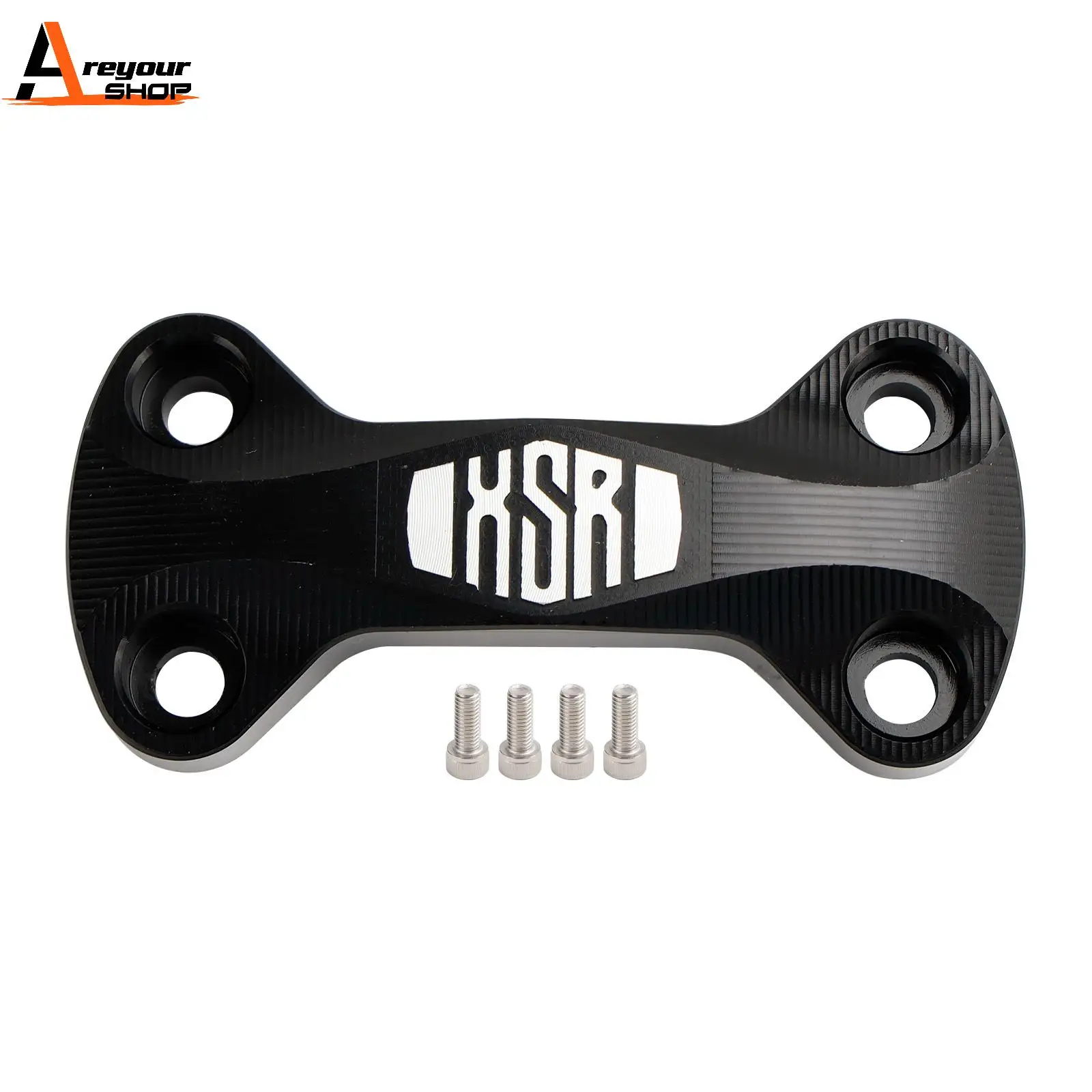 

Черный зажим для руля Areyourshop, верхний для Yamaha XSR 155 XSR155 # B1V-F3441-M3-BL
