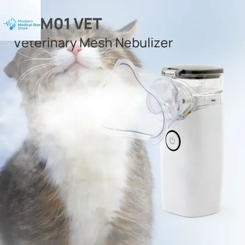 2026 New, High Quality, Sinohero Veterinary Mesh Nebulizer Quiet Portable Pet Inhaler for Dogs Cats Silent Humidifier