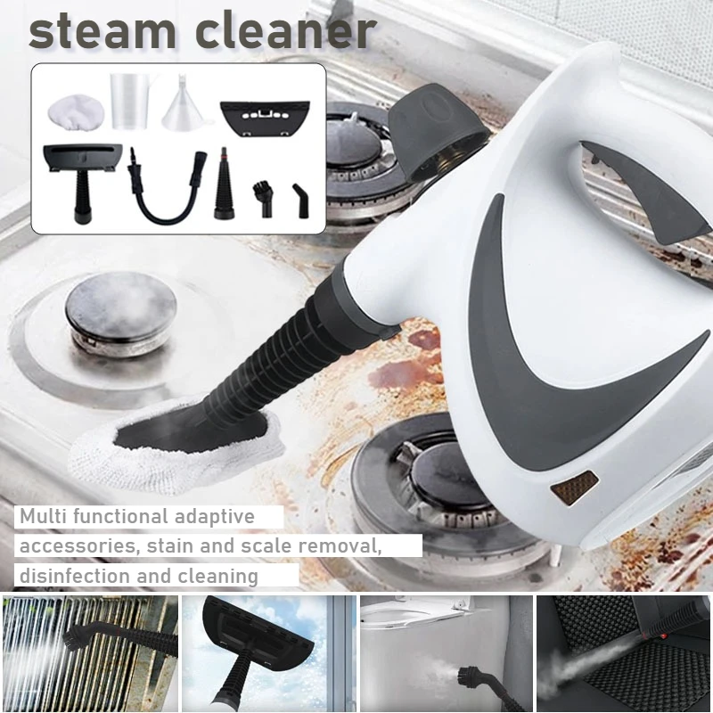Dissolve Stains, Disinfect, Remove Mites, and Eliminate Odors. High Temperature and High Pressure Household Steam Cleaning Machi