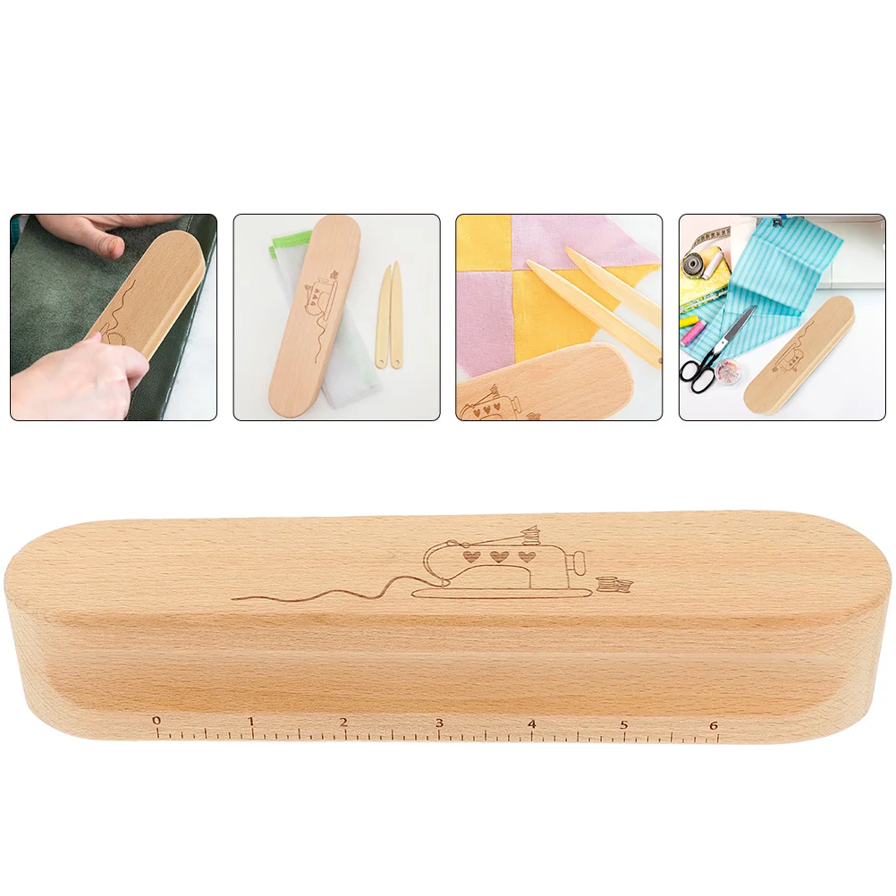 

Wooden Tailor Clapper Pressing Board For Sewing Quilting Ironing Tool Fabric Clapper Portable Diy Board Anti-Scald Block