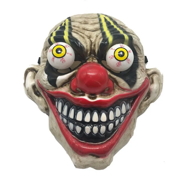 Horror Zombine Vampier Clown Schedel Masker Cosplay Plastic Beweegbare Ogen Joker Maskers Halloween Carnaval Party Kostuum Rekwisieten