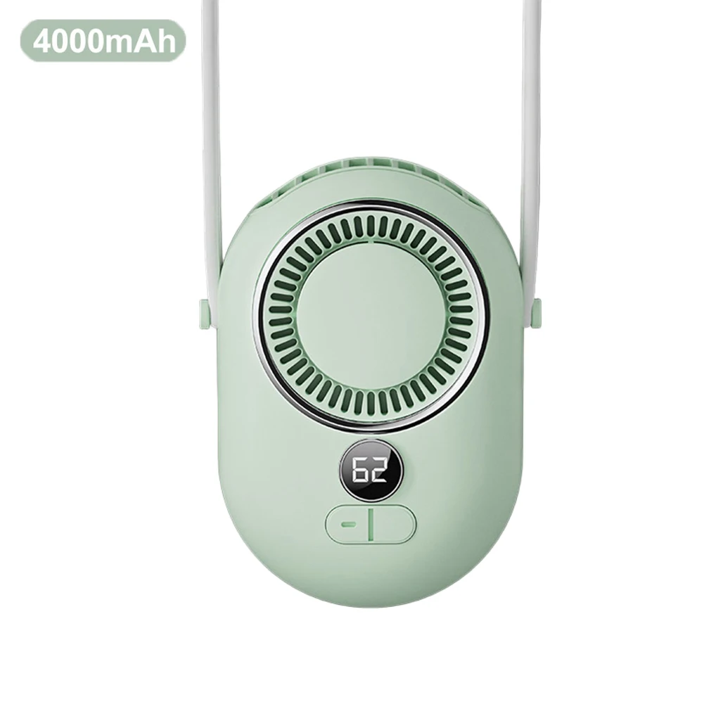 Cooling Hands-free Fan 2000mAh Battery 4000mAh Battery Compact And Easy To Carry Long-lasting Battery Performance