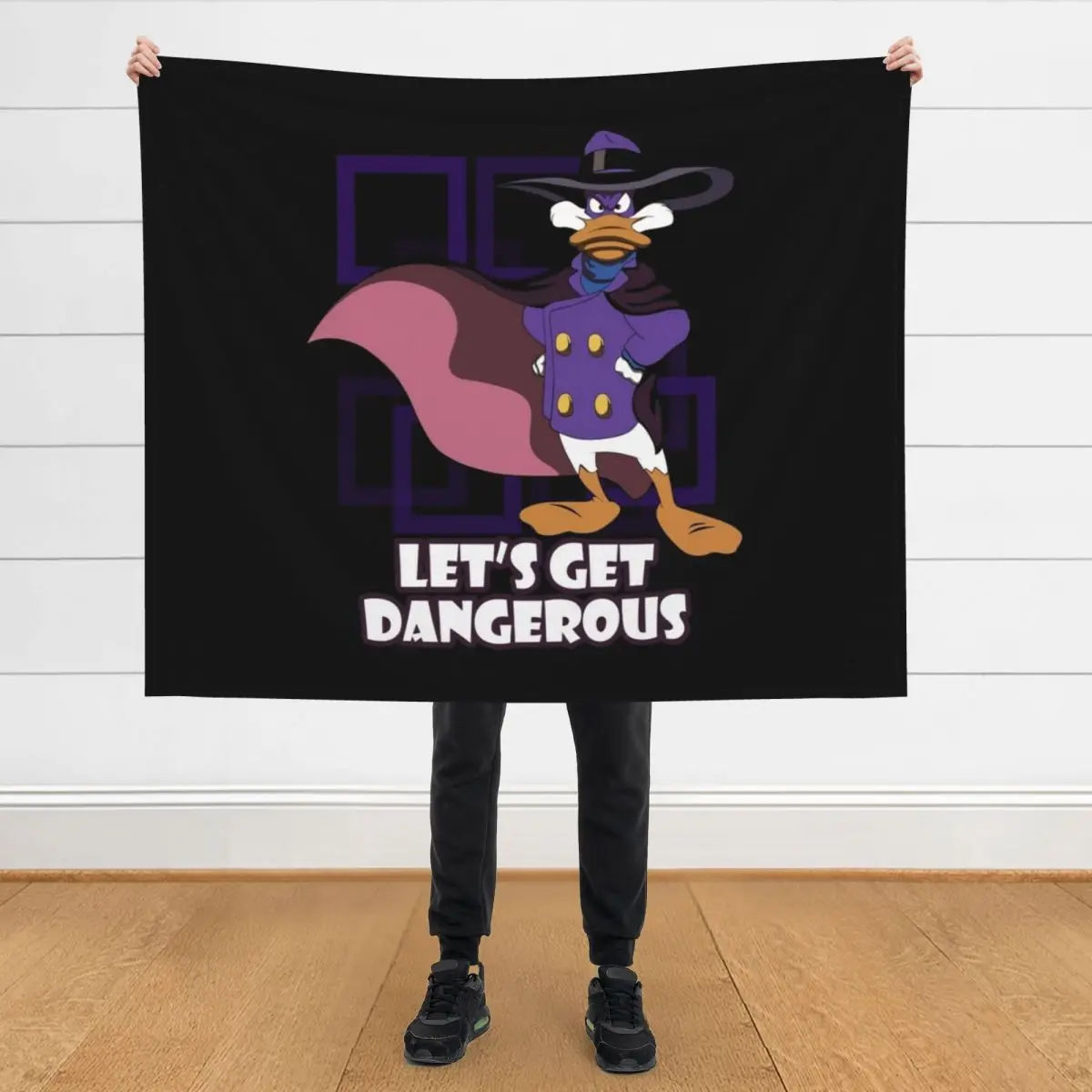 

Let's Get Dangerous Throw Blanket Flannel Tourist Polar Blankets