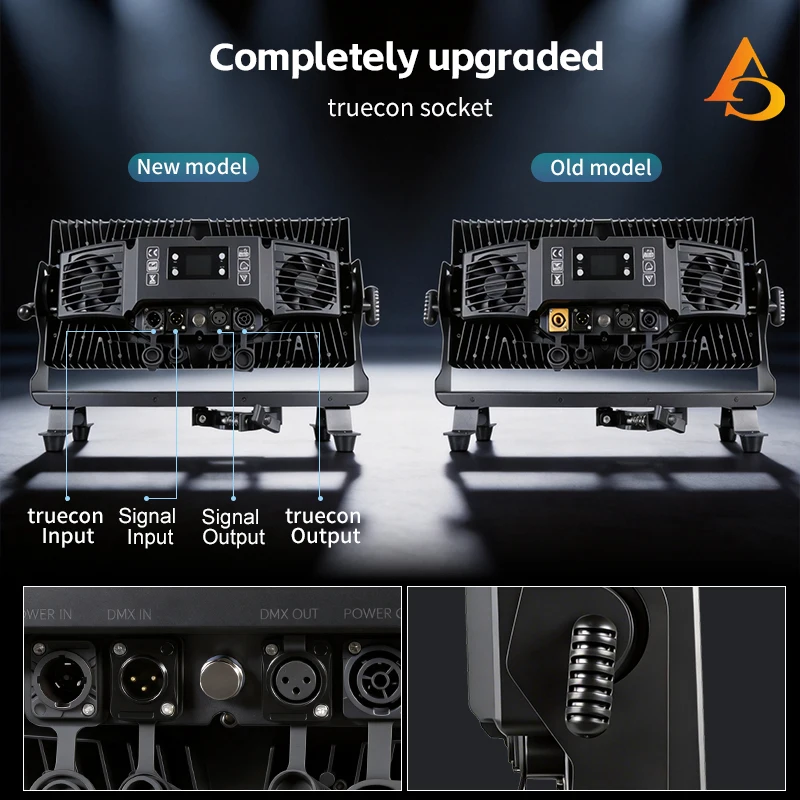 400W Waterproof LED Strobe Light with 48+12 DMX Ultra-High Brightness Outdoor Stage Lighting for Concerts DJs And Disc