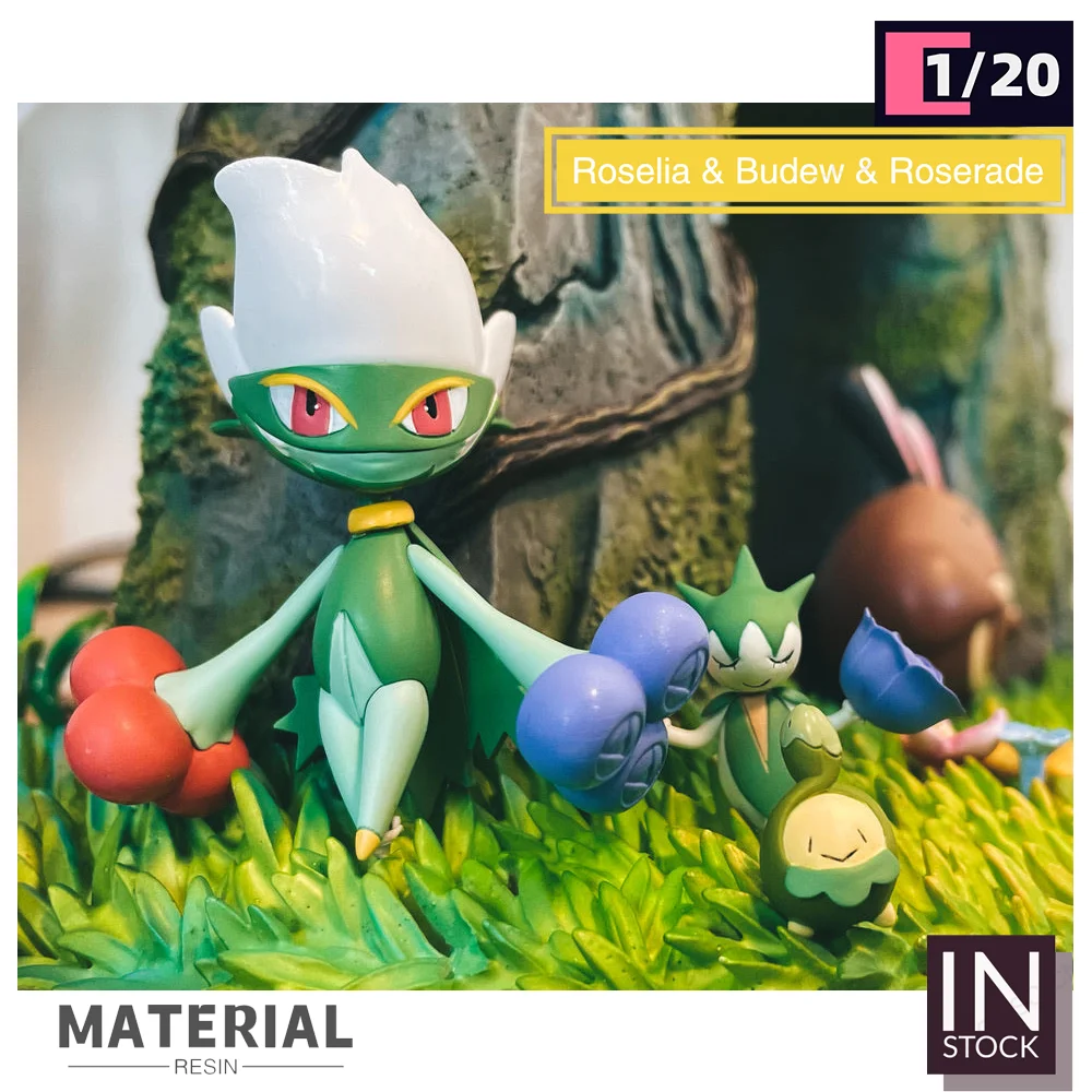 [Disponibile] figura mondiale IN scala 1/20 [SK STUDIO] -giocattoli regalo collezione Roselia & Budew & Roserade