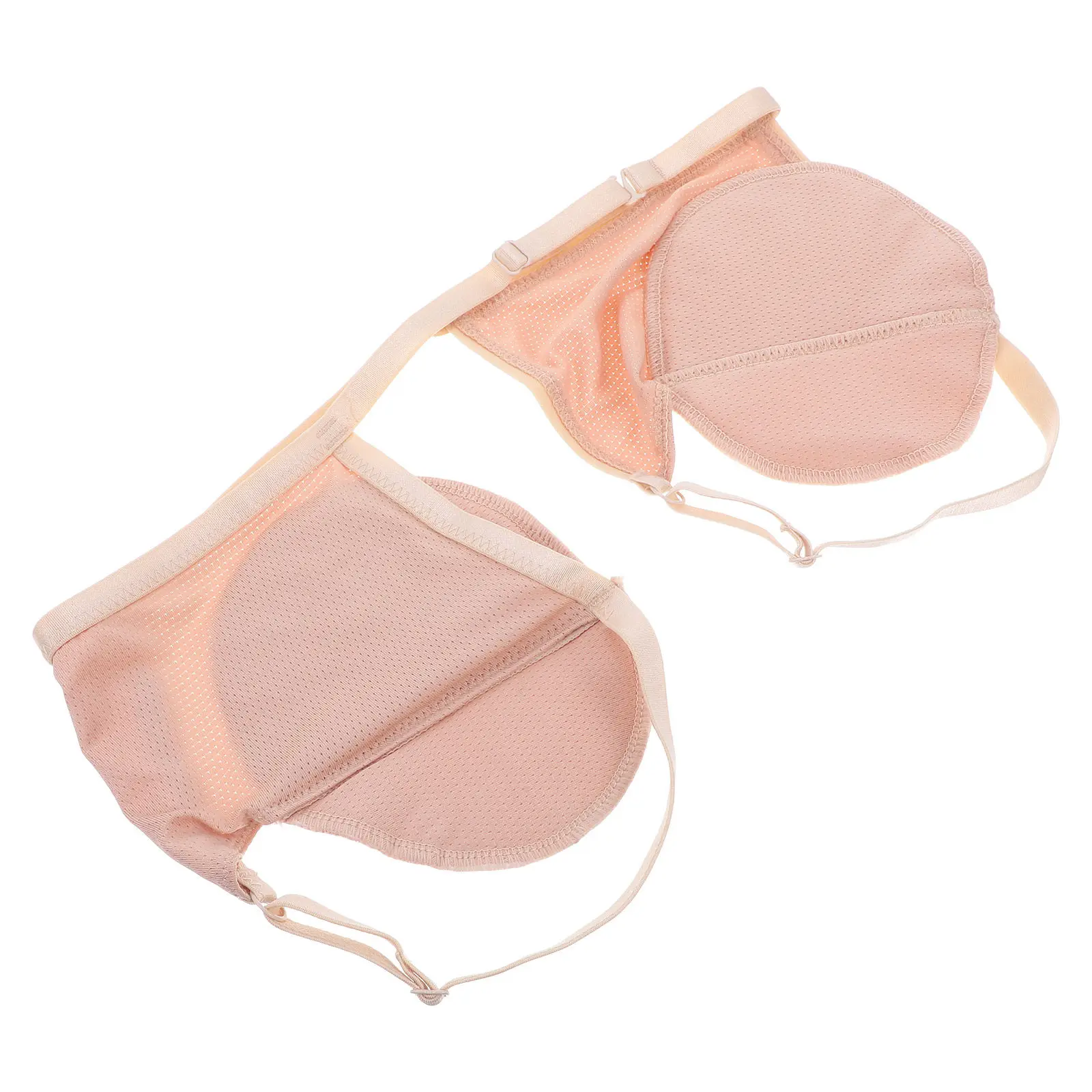 

1 Pair Absorbent Underarm Pad Breathable Lightweight Sweat Proof Pad for Women Girls Washable Reusable Comfort Armpit Sweat