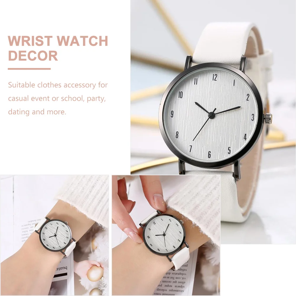 Ladies Quartz Watch Men Watches Easy Reading Wrist Bracelets Stylish for Women Straps Decor Delicate