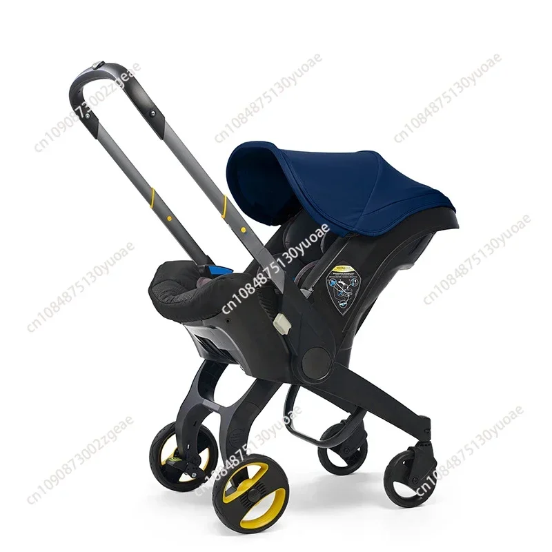 Multifunctional car seat, cart, basket three-in-one, folding umbrella car