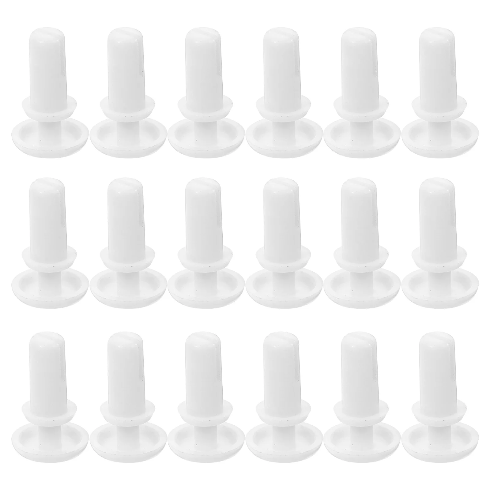 

100Pcs Plastic Rivets Insulation Expansion Clips White Nylon Bumper Fastener Panel Retainer Easy Install Durable