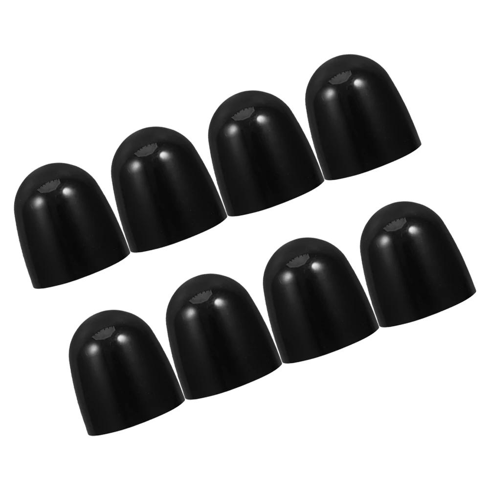 

8 pcs Toilet Bolt Covers Decorative Bathroom Hardware Abs Caps Screw Concealer Durable Installation Design Use