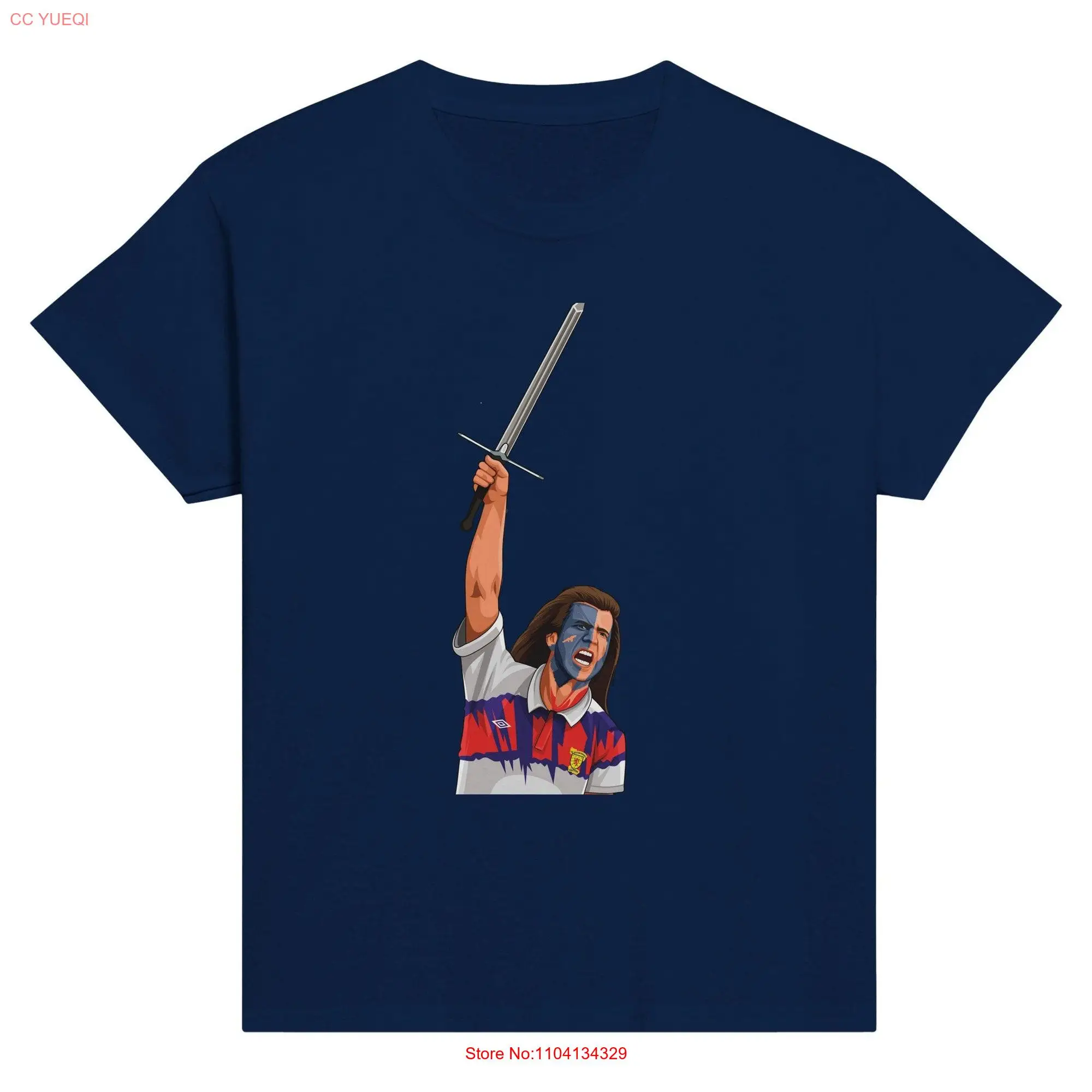 Kids Braveheart Scotland T shirt long or short sleeves