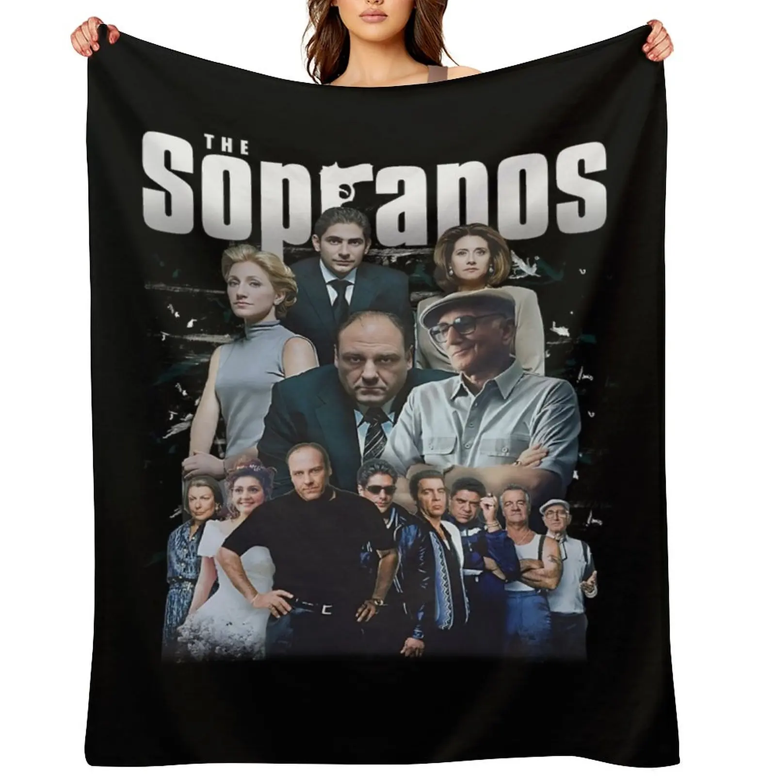 

The Sopranos Homage Throw Blanket Comforter warm winter Custom blankets and throws Blankets