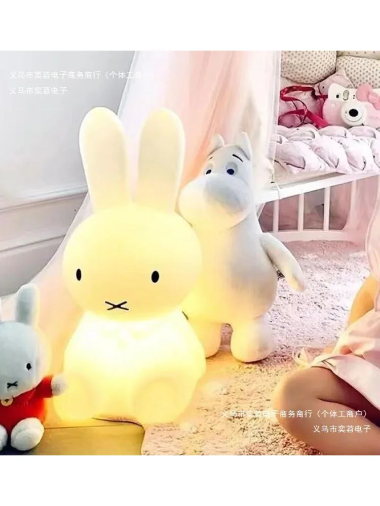 Cartoon Nijntje Bureaulamp Kinderkamer Bedhead Slaapkamer Nachtlampje Ins Koreaans Schattig Nachtlampje Verjaardagscadeau - afbeelding 2