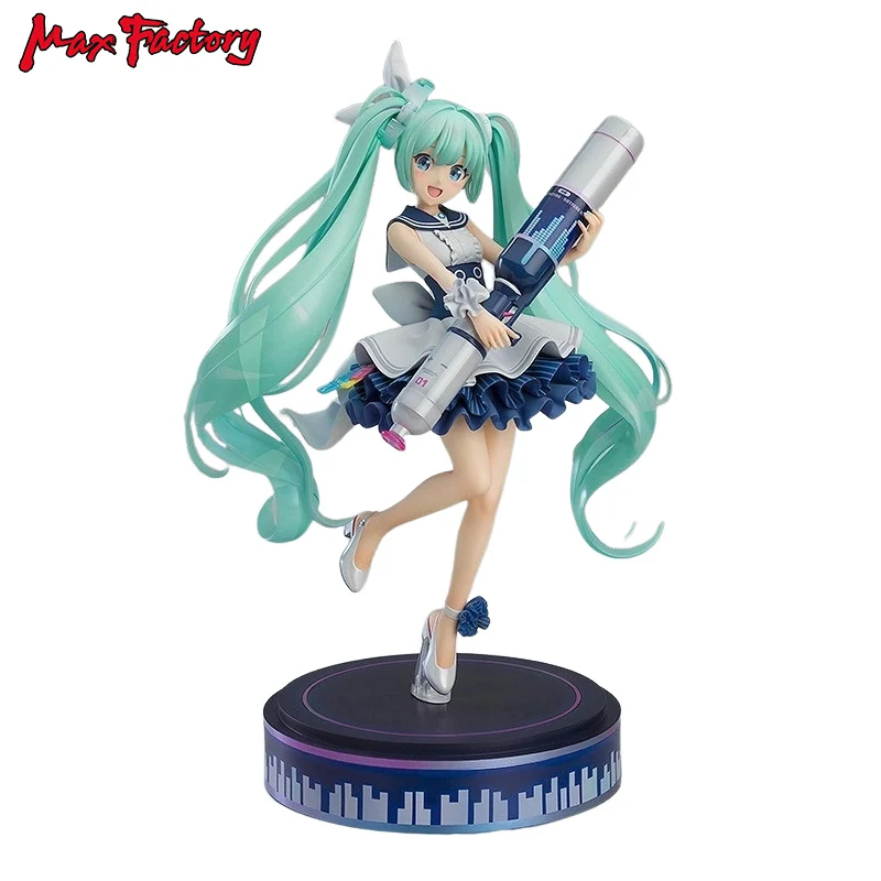 

В наличии оригинальный Max Factory Hatsune Miku синий архив Ver. Экшн-фигурка из аниме Коллекционная модель Кукольный орнамент подарки