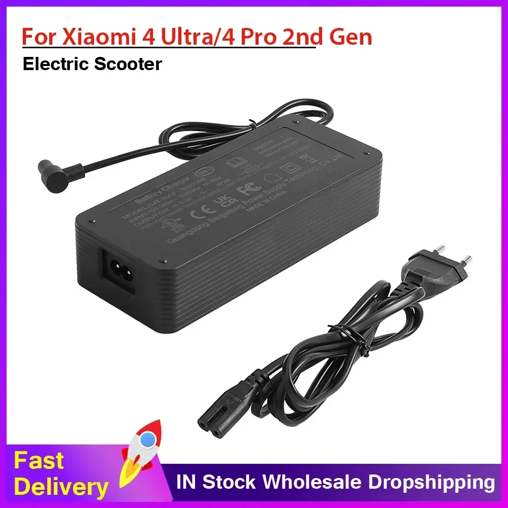 

Charger Adapter Electric Scooter for Xiaomi 4ultra/ 4pro 2nd Gen/ Navee S65/ Navee N65i 53V 2.3A Battery Charger Accessories