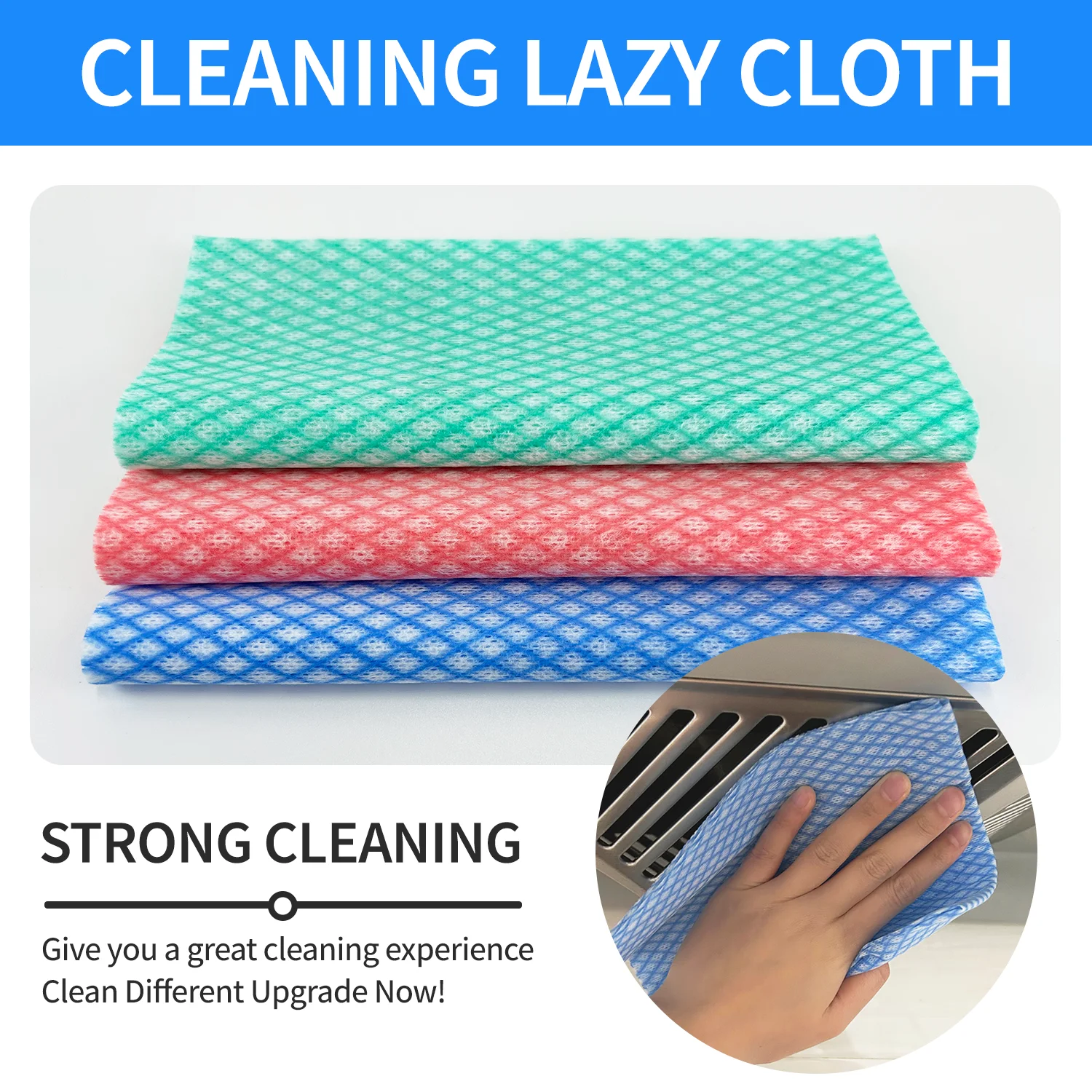 JINYUDOME 13,77 x 15,7 Zoll Vlies-Einweg-Geschirrtücher, vielseitige, leichte Papierhandtücher für die Küche und die Hausreinigung