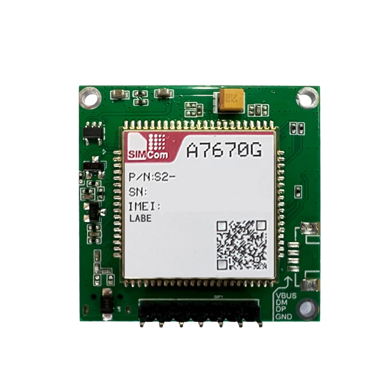 SIMCOM A7670G-LABE Development Core Board with Antenna 4G 2G LTE CAT1 Module Wireless IOT Modem Single-row Needle Board Kit