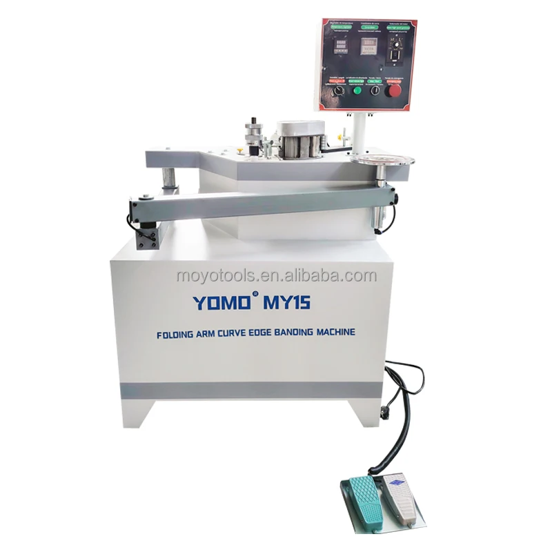 Durable MY15 Folding Arm Straight and Curved Wood Edge Banding Machine for Melamine Edgebanding
