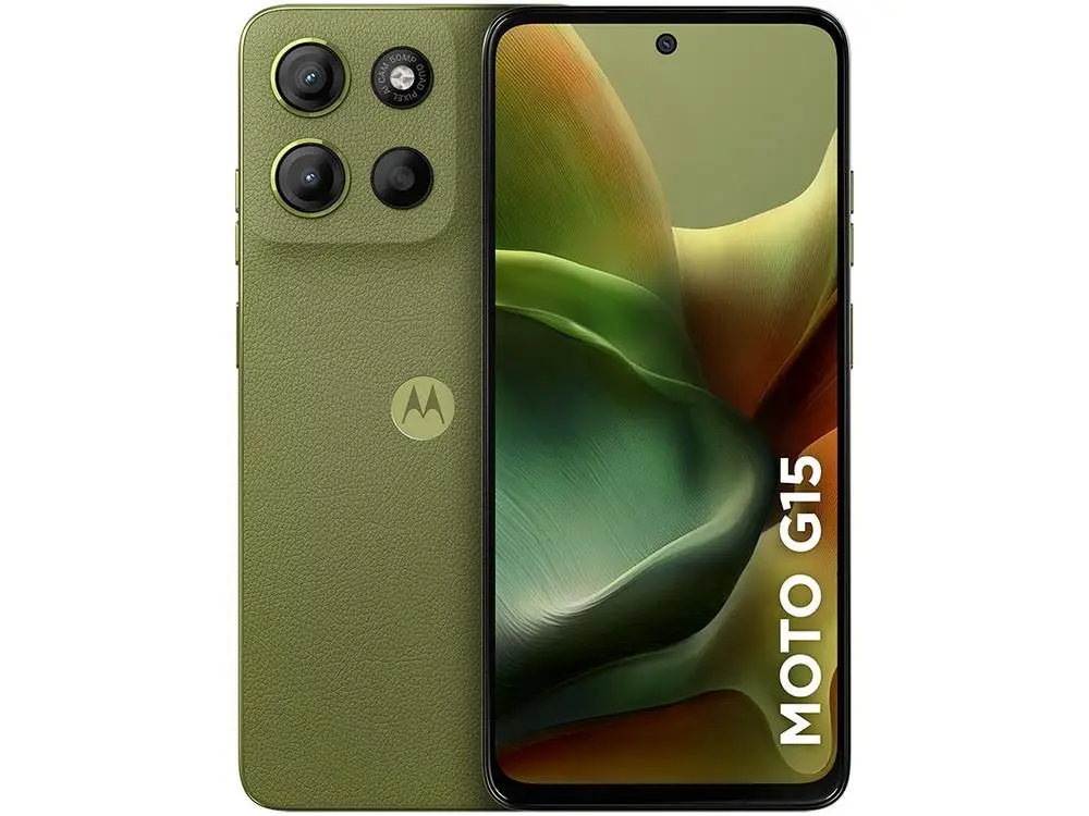 Smartphone Motorola Moto G15 256GB Green 4G 12GB 6,7 "Camera. Double Selfie 8MP