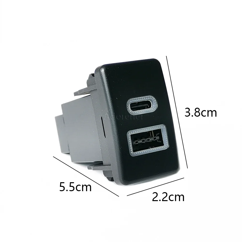 Car Fast Charger QC3.0 USB PD Phone Quick Charger Interface Adapter For Isuzu truck 700P Accessories