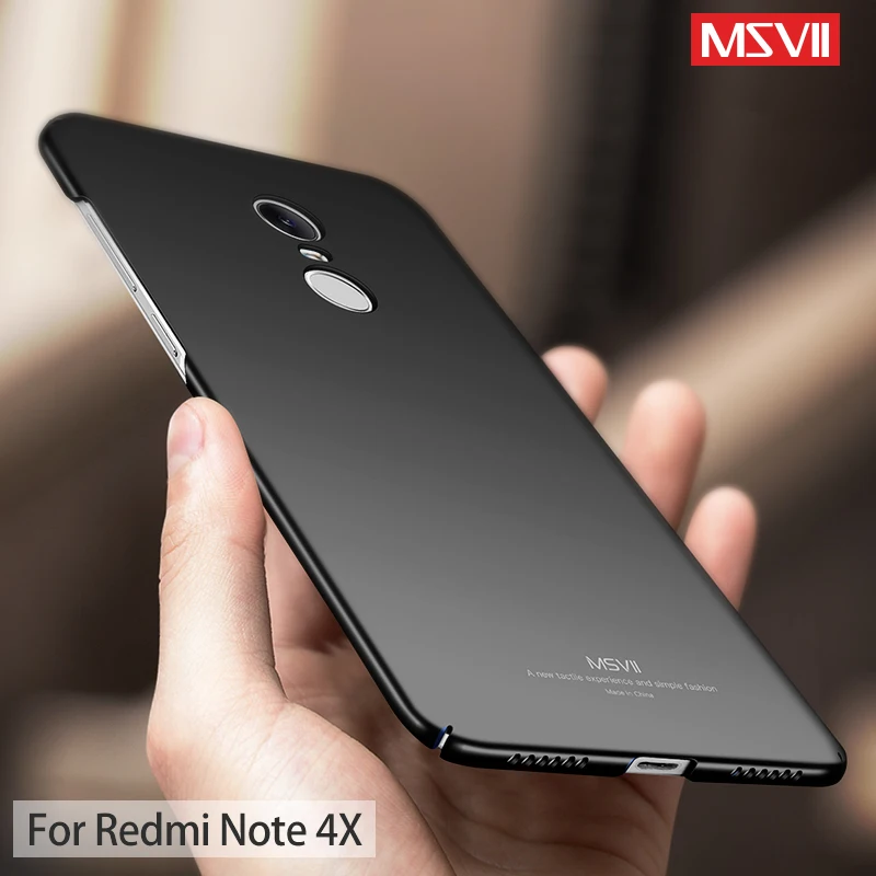 For Redmi Note 4x Case Msvii Ultra Thin Hard PC Matte Cover For Xiaomi Redmi Note 4 Global Version Xaomi Note4x Note4 Pro Cases