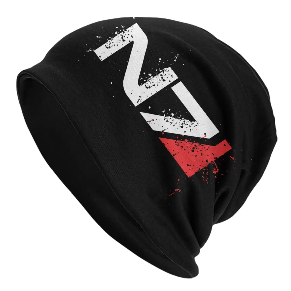 Custom Video Game Mass Effect N7 Skullies Beanies Caps Unisex Hip Hop Winter Warm Knit Hat Adult Alliance Military Bonnet Hats