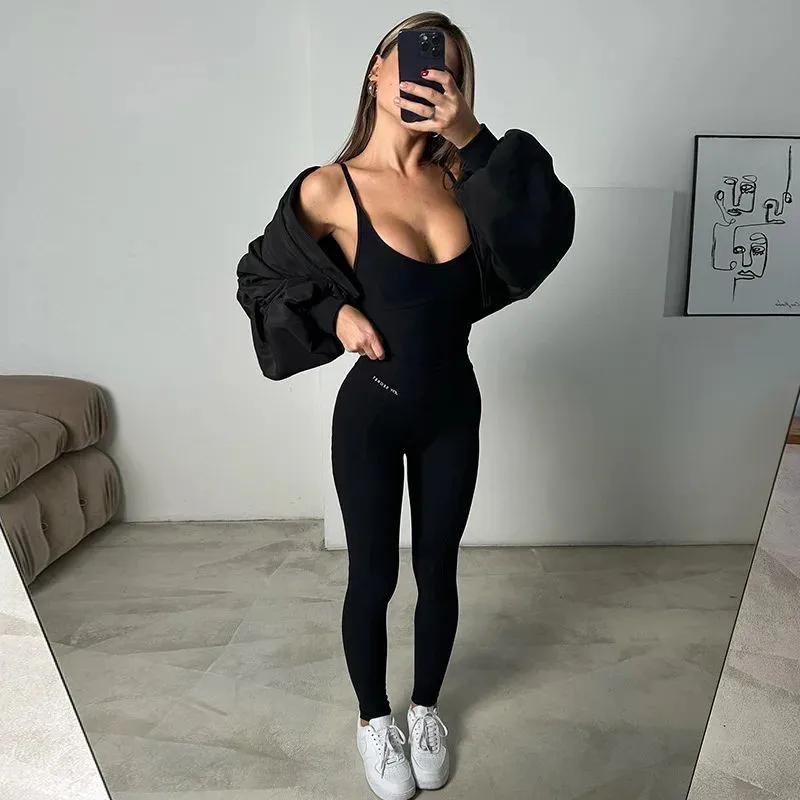 Sexy Fitness Frauen Body suits Mode solide Leibchen regelmäßige lässige Streetwear Low Neck schlanke dünne Stram pler T-Shirts Tops