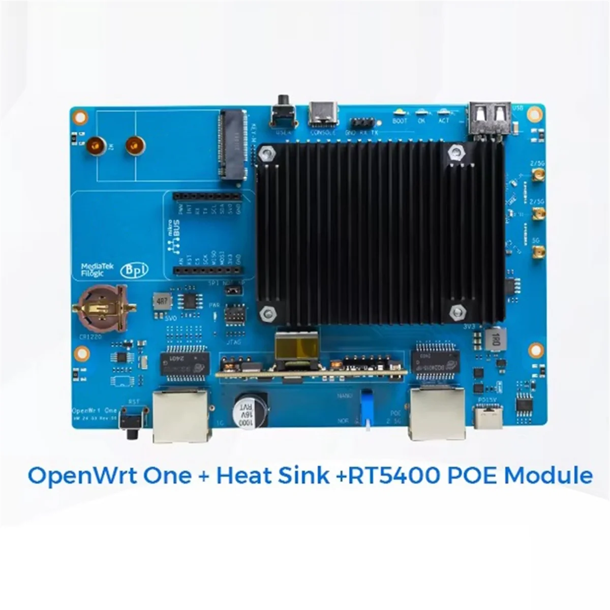 X61A_Para placa de roteador Banana Pi OpenWrt One MediaTek, plugue UE