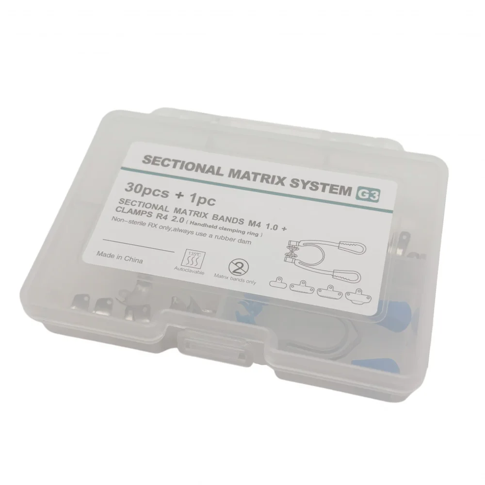 歯科用マトリックスバンドクランプセットセクション輪郭金属システム樹脂充填用分離リング付きオートクレーブ可能