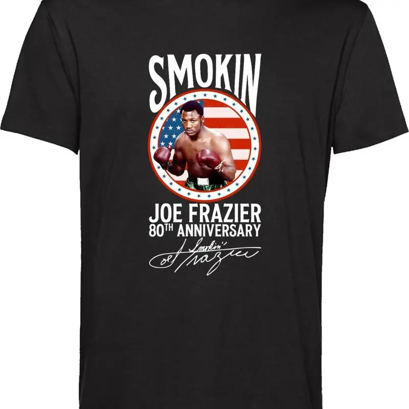 Camiseta Smokin Joe Frazier, camiseta de boxeo Boxer del 80 aniversario