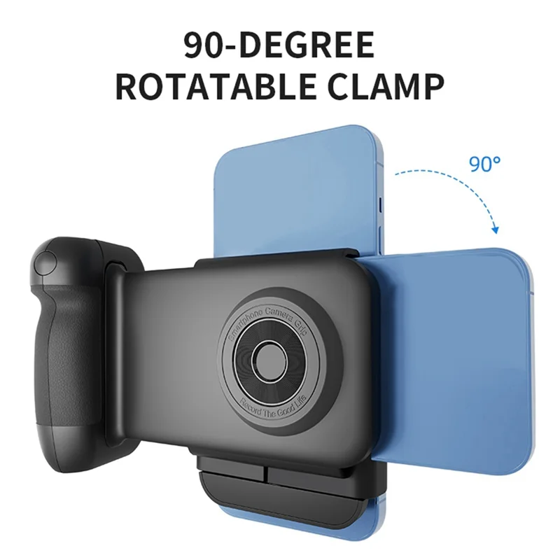 

Practical-Mobile Phone Camera Aid With Remote Control Anti-Shake Wireless Charging Rotatable Clamp For Versatile Shooting A