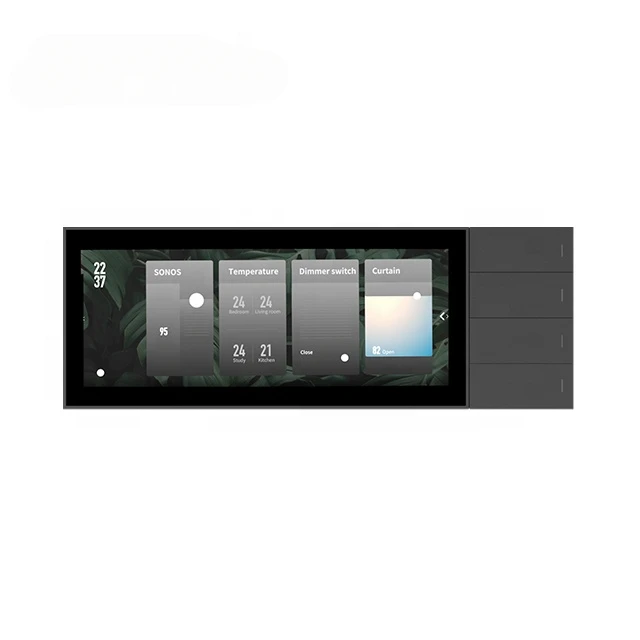 Smart home appliance automation control system smart housing control Pad with 2 way talking oem smart home