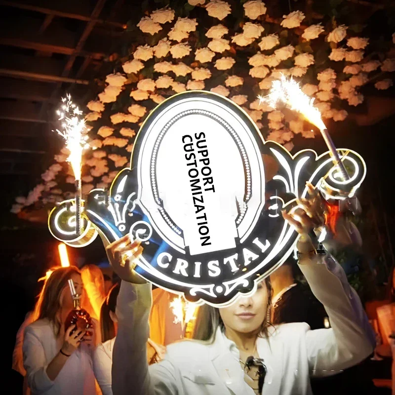 Gran oferta, precio de fábrica, señal luminosa para levantar la mano, espectáculo nocturno, barra de luz de neón LED, accesorios de ambiente, pantalla de visualización de conciertos