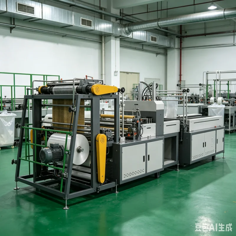 High Speed Full Automatic 2 4 6 Lines T-shirt Bag Making Machine HDPE LDPE Multi Lane Plastic Vest Bag Production Line
