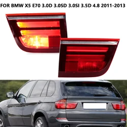 Inner Tail Light For BMW X5 E70 3.0d 3.0sd 3.0si 3.5d 4.8 2011 2012 2013 Rear Signal Warning Brake Lamp Reversing Lamp Taillamp