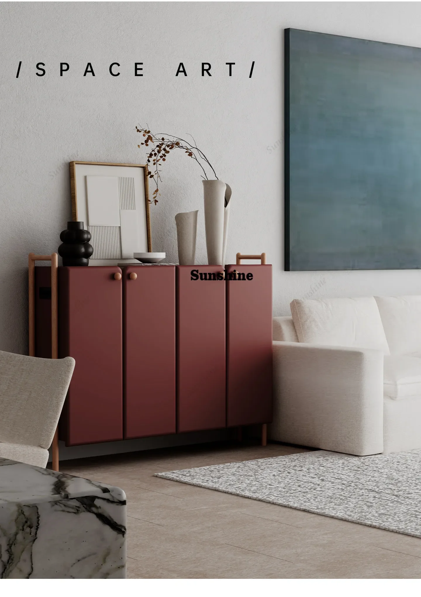 Large-capacity multi-layer oversized solid wood shoe cabinet household door, high-end, entrance, integratedY
