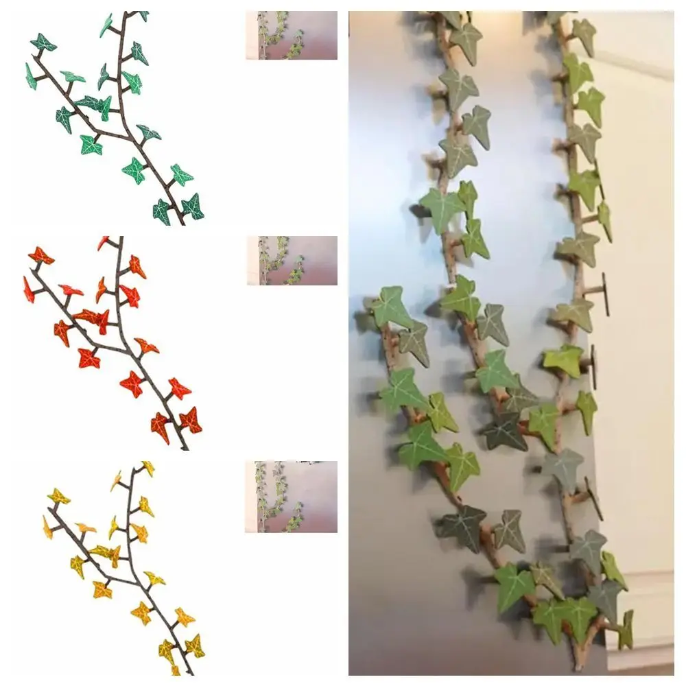 Funny Fridge Magnets English Ivy Fridge Magnet with Articulating Stems Durable Fake Ivy Grocery List 3D Printed