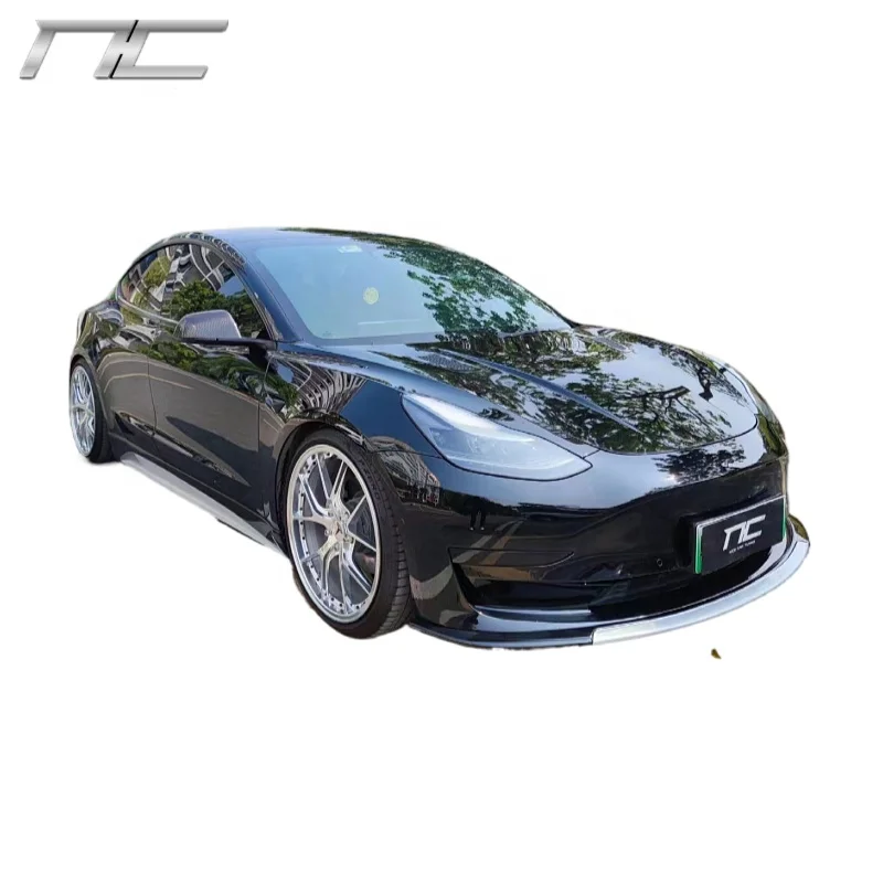 

Model3 NC-002 Style Glossy Black Front Lip Side Skirts Rear Diffuser For T-esla Model3 Body Kit