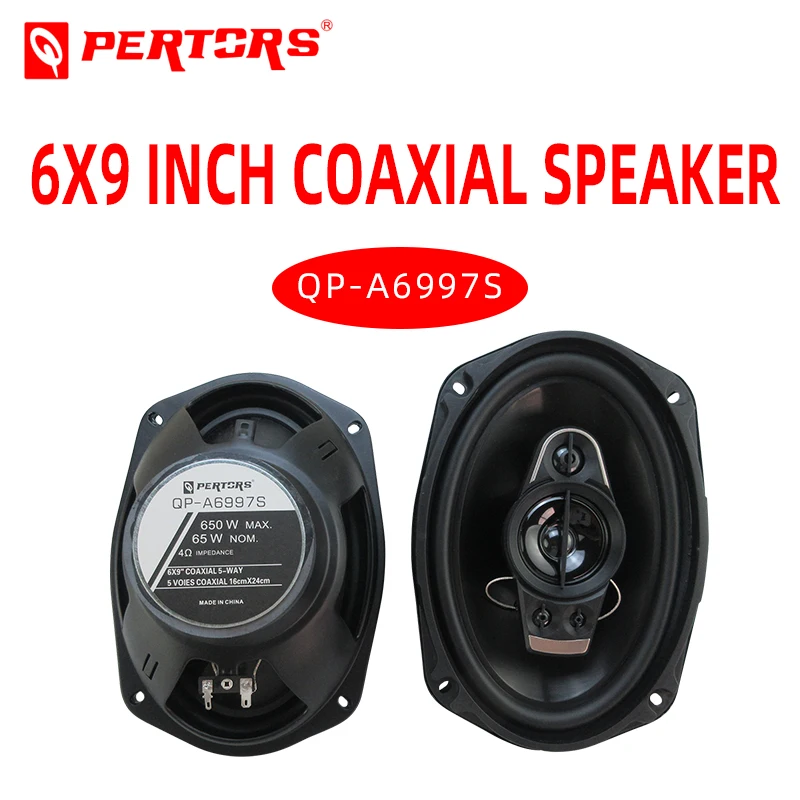 

Car Audio . QPERTORS BRAND QP-A6997S 6x9 Inch Coaxial Speaker Car Audio Speaker Coaxial(1pair Speakers)